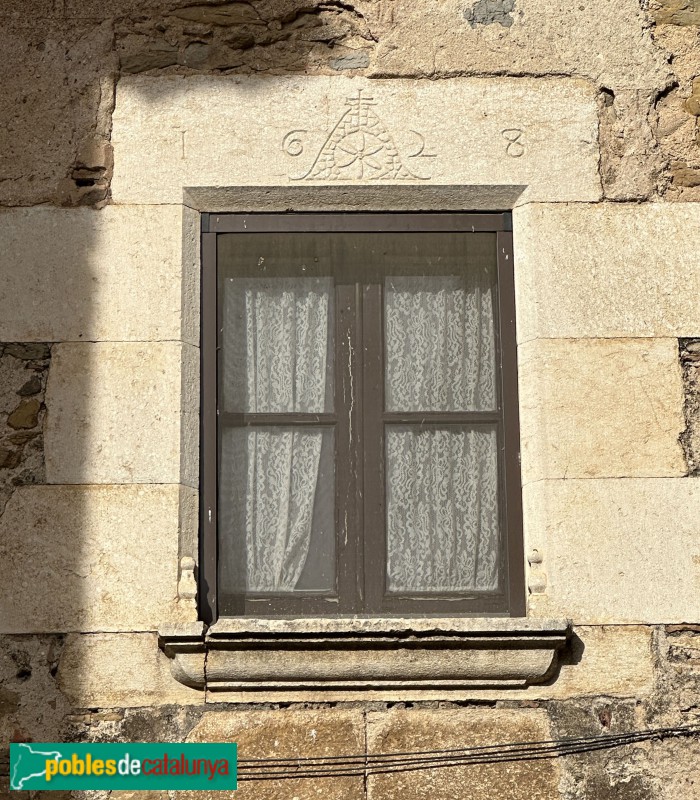 Sant Jordi Desvalls - Llinda, 1628 (Foto: Albert Esteves, 2025) Sant Jordi Desvalls - Llinda, 1628