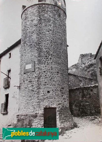 Cervià de Ter - Torra de les Hores. Postal antiga