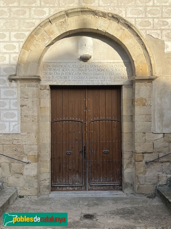 Cervià de Ter - Església de Sant Genís (Foto: Albert Esteves, 2025) Cervià de Ter - Església de Sant Genís