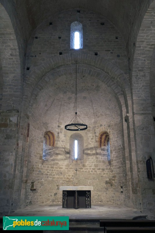 Cervià de Ter - Monestir de Santa Maria. Església