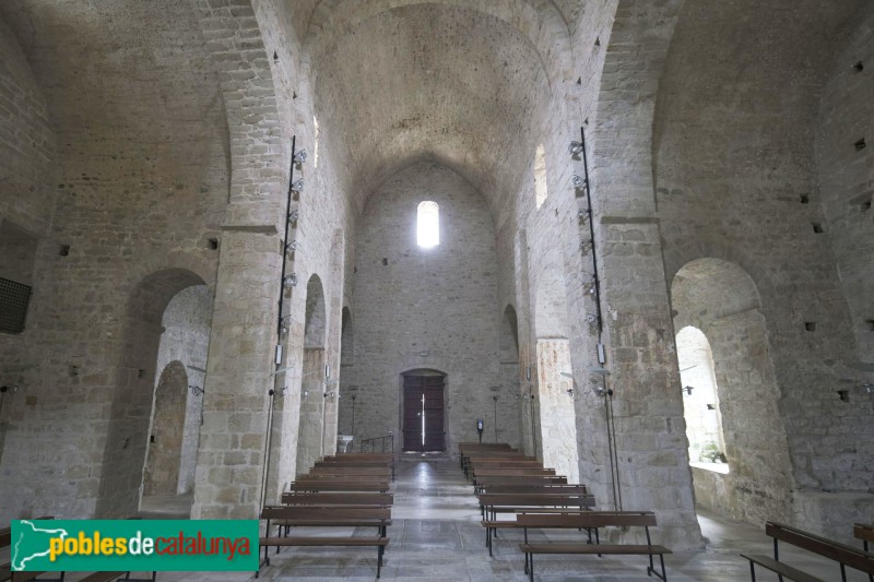 Cervià de Ter - Monestir de Santa Maria. Església