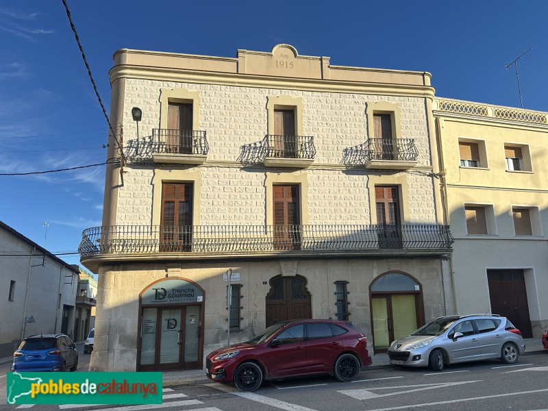 Torregrossa - Carrer Mossèn Cinto Verdaguer, 1 (Foto: Albert Esteves, 2025) Torregrossa - Carrer Mossèn Cinto Verdaguer, 1