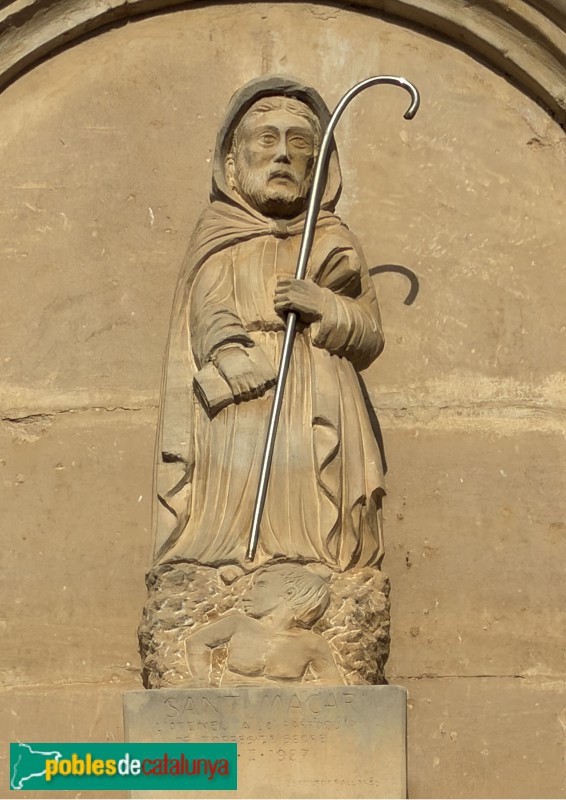 Torres de Segre - Església de l'Assumpció de la Mare de Déu. Imatge de Sant Macari