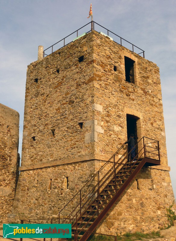 Girona - Castell de Sant Miquel. Torre de telegrafia òptica