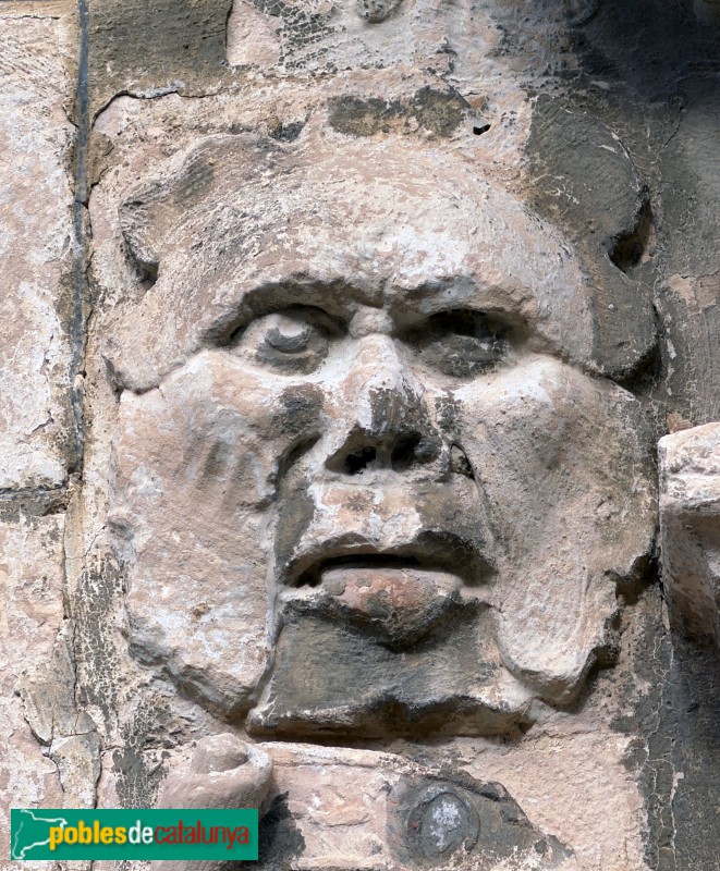 Sarroca de Lleida - Església de Santa Maria. Portada