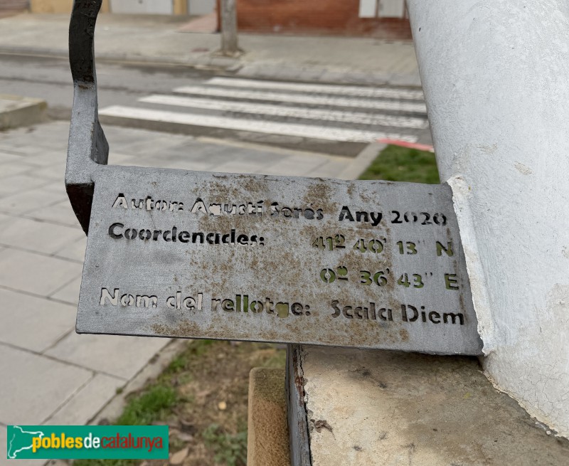 Torrefarrera - Rellotge de sol <i>Scala Diem</i>