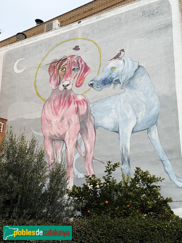 Torrefarrera - Mural <i>Companys</i> (Malpegados, 2023)