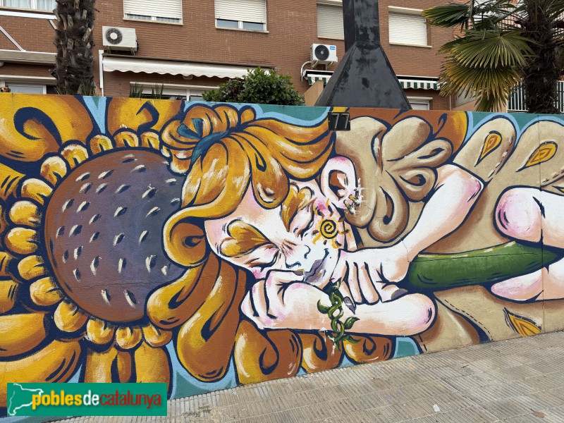 Torrefarrera - Mural <i>La Bacaina</i> (Didi i Aiirita, 2023)