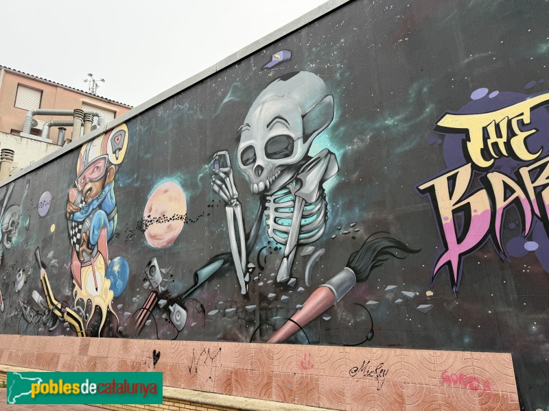 Torrefarrera - Mural <i>The Barrio</i> (Rulo López, 2017)