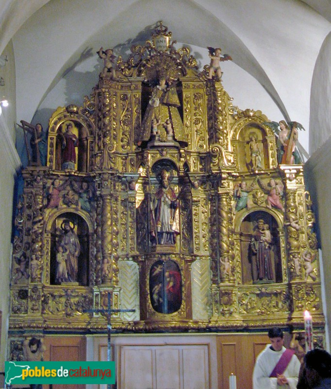 Sant Cugat del Vallès - Sant Cebrià de Valldoreix. retaule barroc