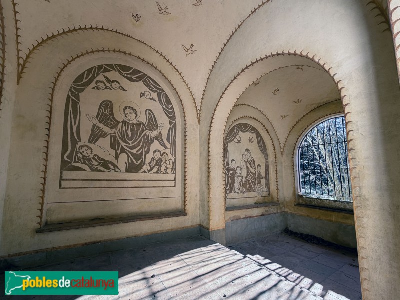 Flaçà - Colònia de  la fàbrica Torras-Domènech. Escola