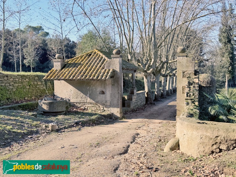 Flaçà - Can Vinyals. Caseta del guarda