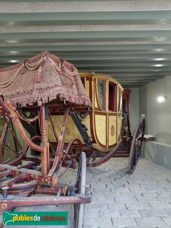 Sant Feliu de Llobregat - Palau Falguera. Cotxera carruatge del Virrei Amat