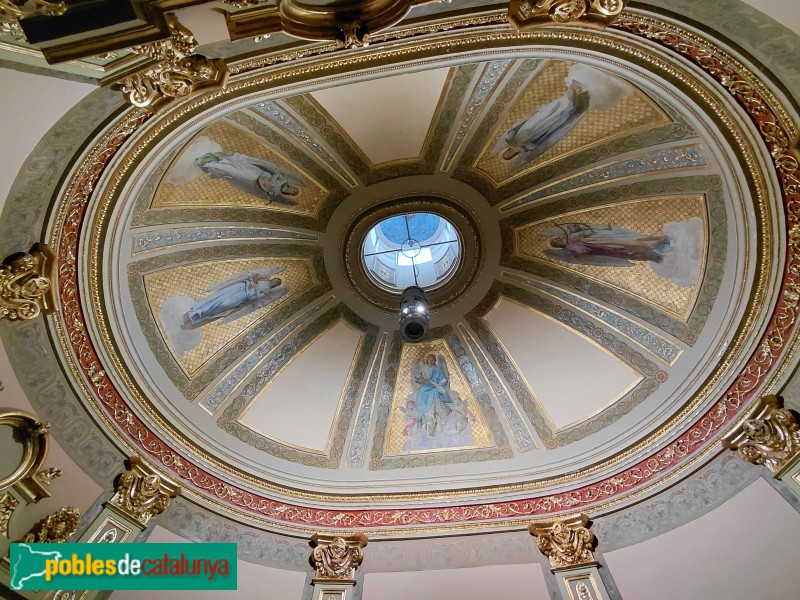 Sant Feliu de Llobregat - Palau Falguera. Cúpula capella