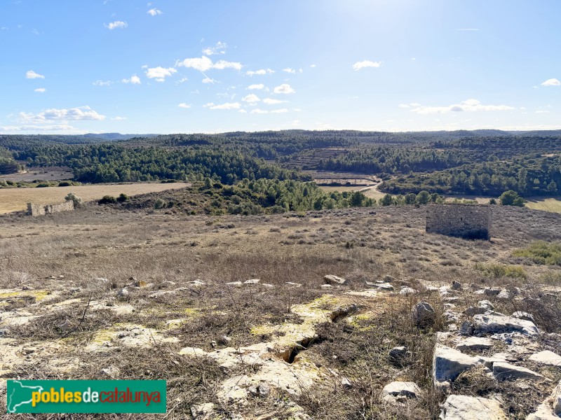 Llardecans - Restes del poblat d'Adar