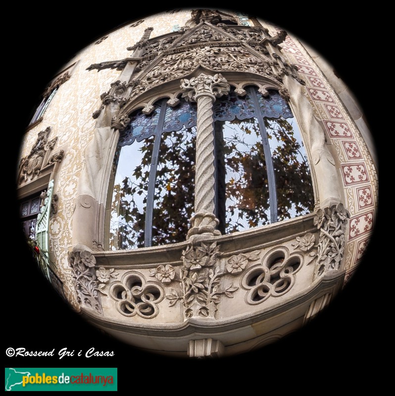 Barcelona - Casa Amatller. Tribuna