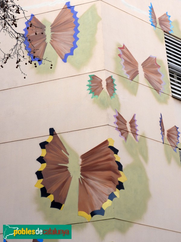 Barcelona - Mural de l'Escola Dovella