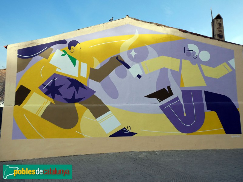 Barcelona - Mural 8M Sant Martí