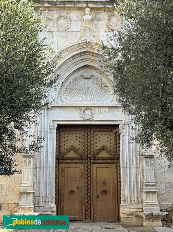 Bordils - Església de Sant Esteve. Portada