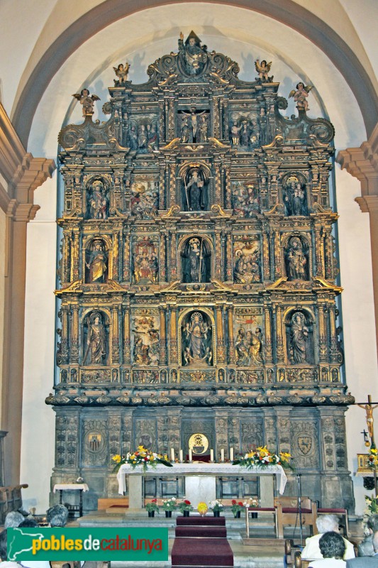 Vilanova i la Geltrú - Retaule major de Santa Maria de la Geltrú