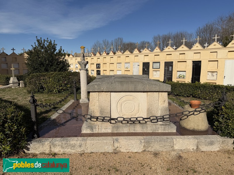 Bordils - Cementiri. Panteó Prim