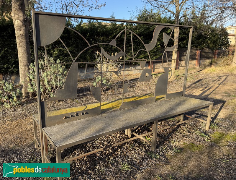 Bordils - Banc de la carretera de Palamós