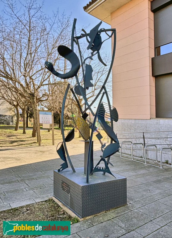 Bordils - Escultura  d'homentage als donants de sang