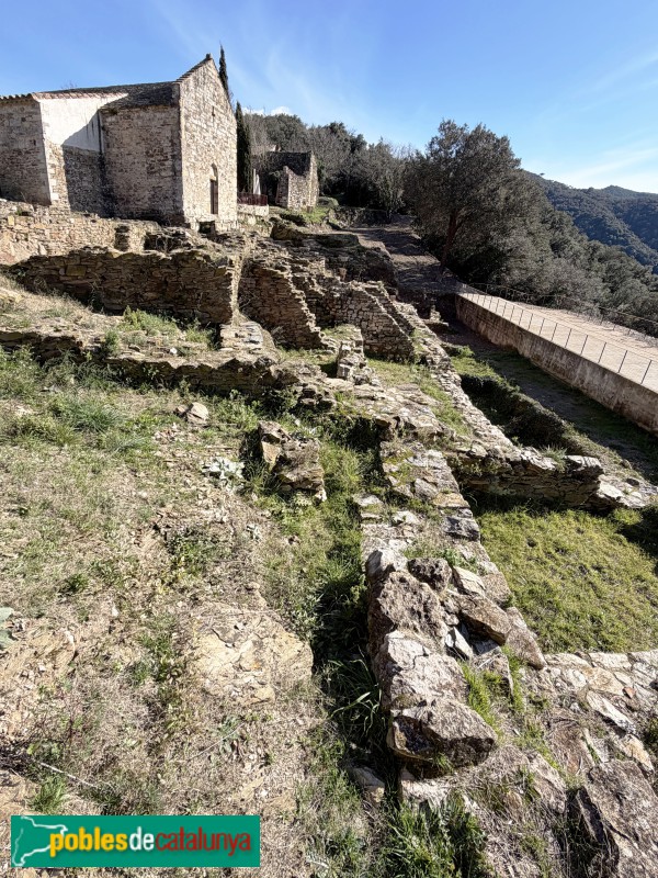 Sant Julià de Ramis - Restes d'un poblat altmedieval
