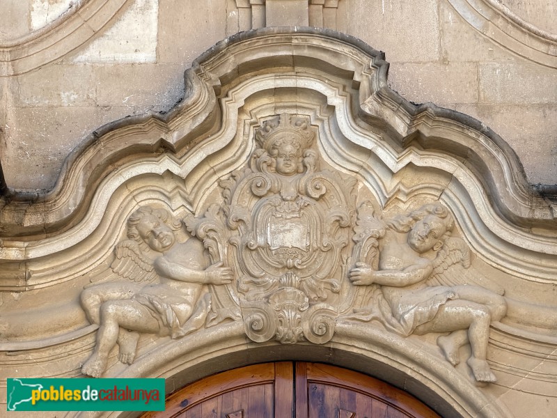 Aitona - Església de Sant Antolí. Portada