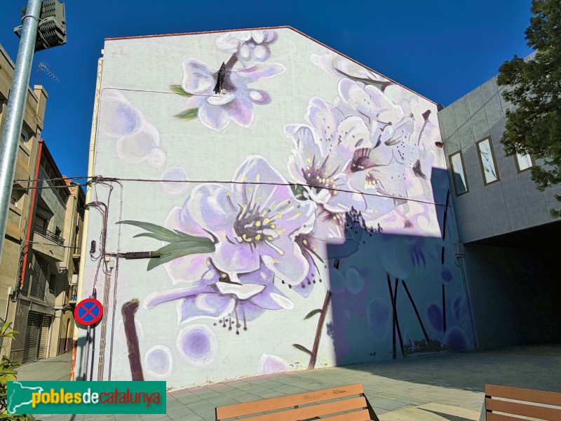 Aitona - Mural de les flors
