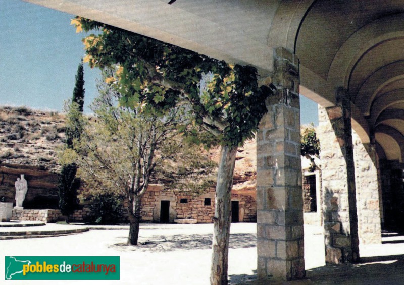 Aitona - Cova del Pare Palau. Postal antiga