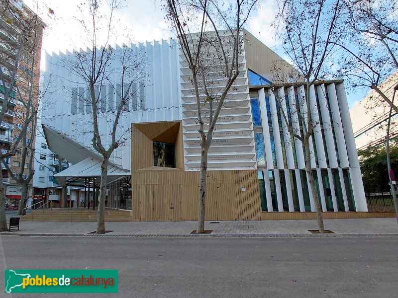 Barcelona - Biblioteca Sant Martí - Gabriel García Márquez (Foto: Sergi Suárez, 2026) Barcelona - Biblioteca Sant Martí - Gabriel García Márquez