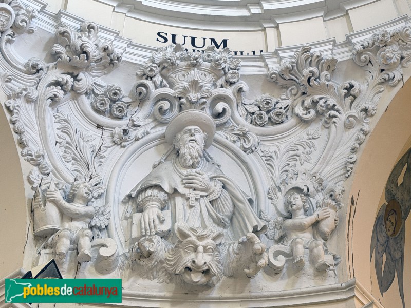 Seròs - Església de Santa Maria. Capella de l'Àngel Custodi