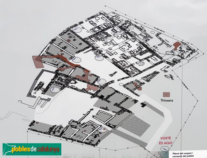 Seròs - Jaciment de Bovalar. <i>Cartell in situ</i>