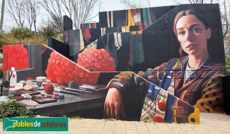 Barcelona - Mural <i>Circ Social</i>