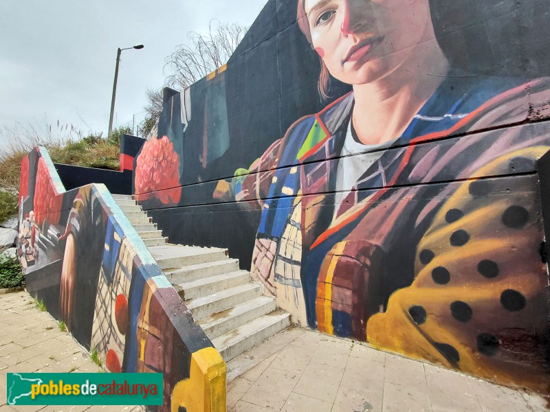 Barcelona - Mural <i>Circ Social</i>