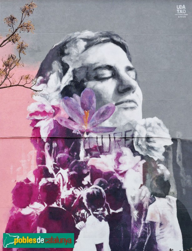 Barcelona - Roquetes - Mural <i>Les dones de la Trinitat</i>