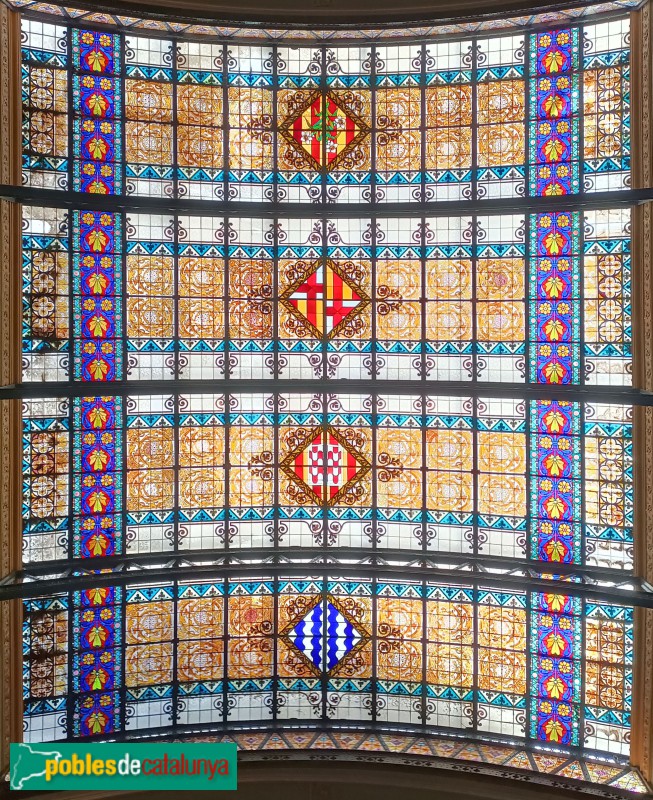 Barcelona - Palau de Justícia. Vestíbul (Foto: Anna Corcoll, 2025) Barcelona - Palau de Justícia. Vestíbul