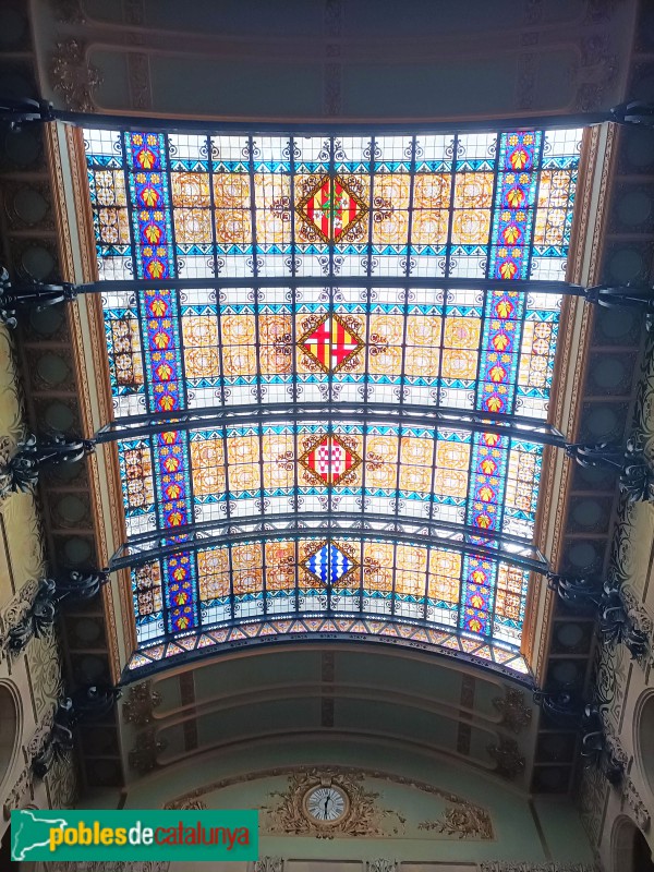 Barcelona - Palau de Justícia. Vestíbul (Foto: Anna Corcoll, 2025) Barcelona - Palau de Justícia. Vestíbul