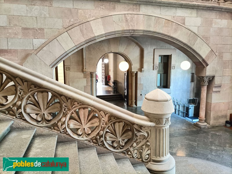 Barcelona - Palau de Justícia. Vestíbul (Foto: Anna Corcoll, 2025) Barcelona - Palau de Justícia. Vestíbul