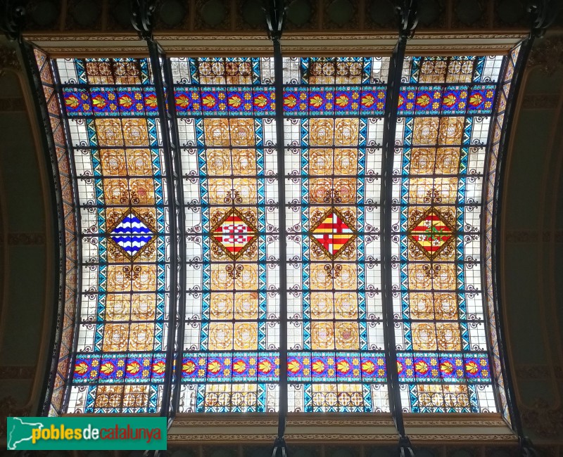 Barcelona - Palau de Justícia. Vestíbul (Foto: Anna Corcoll, 2025) Barcelona - Palau de Justícia. Vestíbul