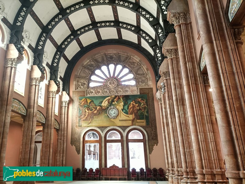 Barcelona - Palau de Justícia. Saló de Passos Perduts (Foto: Anna Corcoll, 2025) Barcelona - Palau de Justícia. Saló de Passos Perduts