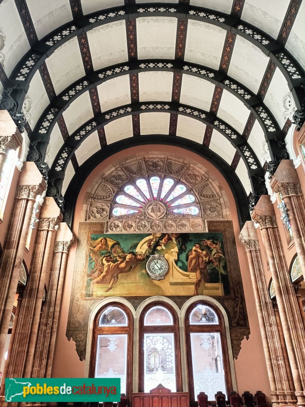 Barcelona - Palau de Justícia. Saló de Passos Perduts (Foto: Anna Corcoll, 2025) Barcelona - Palau de Justícia. Saló de Passos Perduts