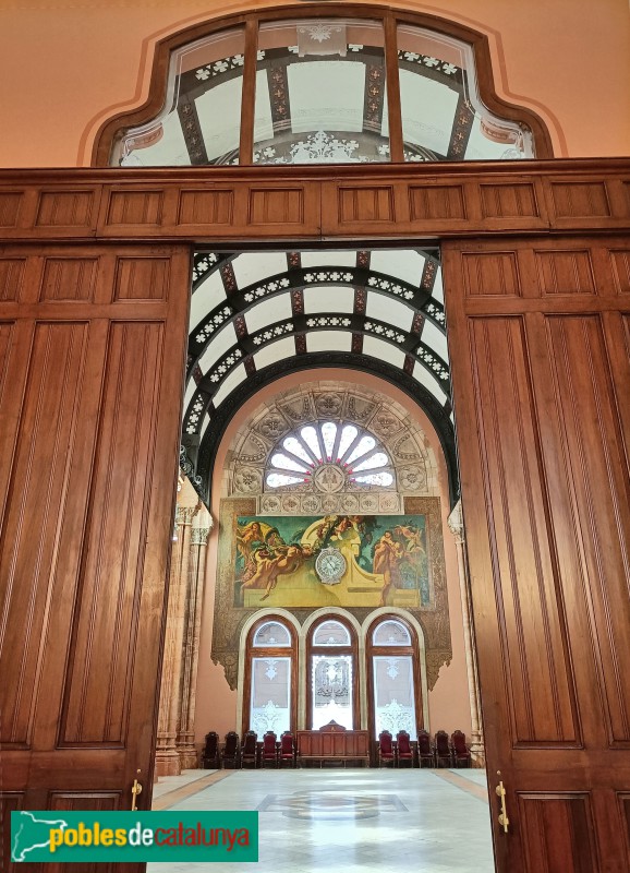 Barcelona - Palau de Justícia. Saló de Passos Perduts (Foto: Anna Corcoll, 2025) Barcelona - Palau de Justícia. Saló de Passos Perduts