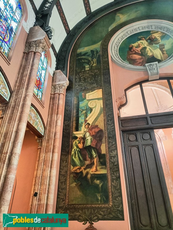 Barcelona - Palau de Justícia. Saló de Passos Perduts (Foto: Anna Corcoll, 2025) Barcelona - Palau de Justícia. Saló de Passos Perduts