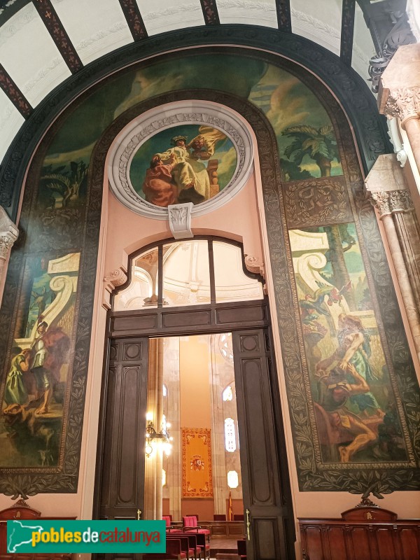 Barcelona - Palau de Justícia. Saló de Passos Perduts (Foto: Anna Corcoll, 2025) Barcelona - Palau de Justícia. Saló de Passos Perduts