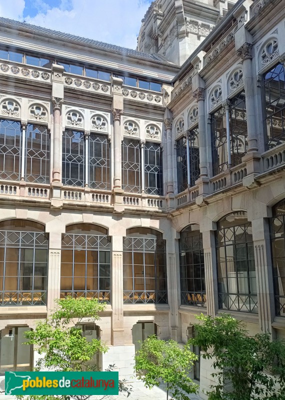 Barcelona - Palau de Justícia. Pati