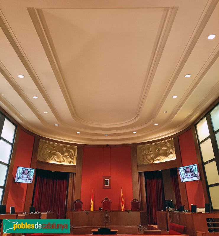 Palau de Justícia. Sala Tribunal de Cassació. Santiago Marco