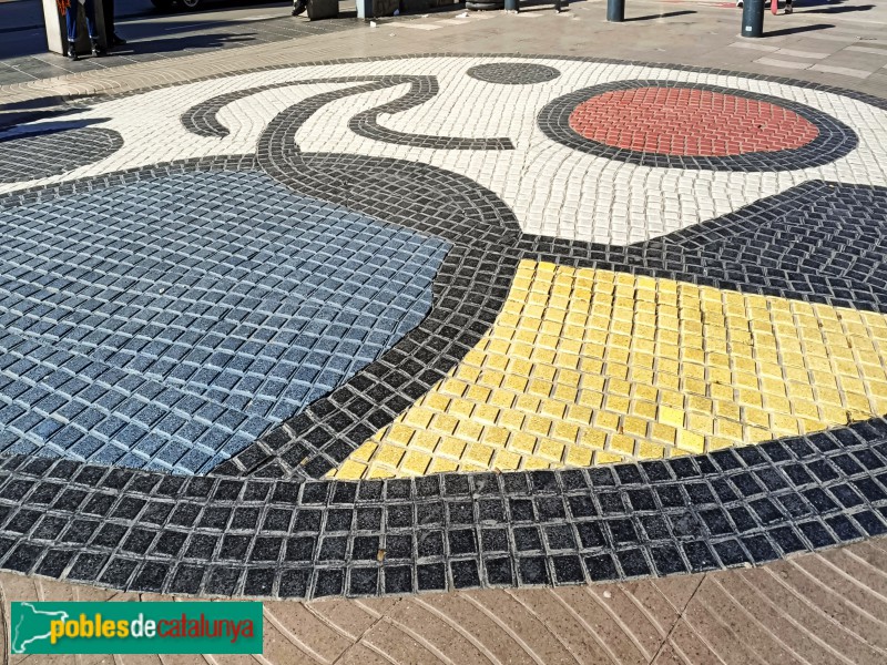 Barcelona - Mosaic del Pla de l'Os (Joan Miró) (Foto: Anna Corcoll, 2025) Barcelona - Mosaic del Pla de l'Os (Joan Miró)