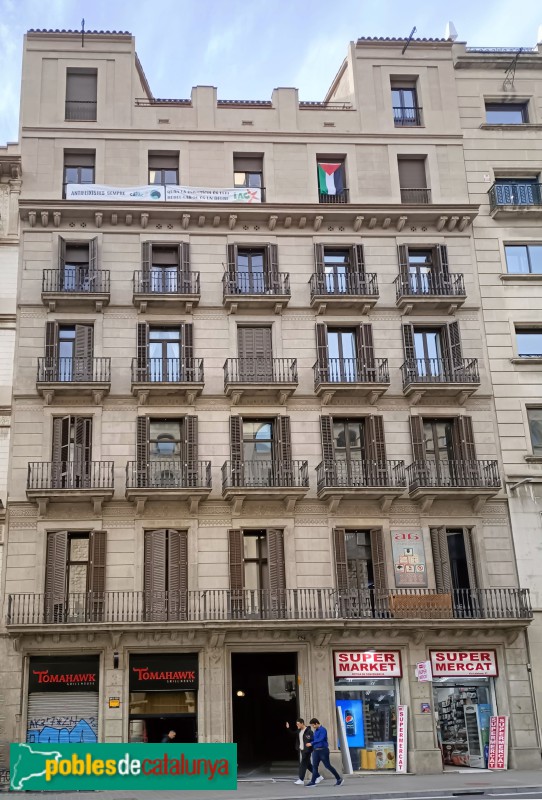 Barcelona - Via Laietana, 57 (Foto: Anna Corcoll, 2024) Barcelona - Via Laietana, 57